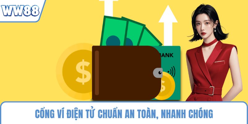Cổng ví điện tử chuẩn an toàn, nhanh chóng