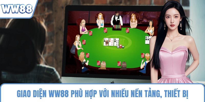 Giao diện WW88 phù hợp với nhiều nền tảng, thiết bị