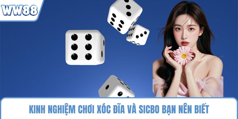 Kinh nghiệm chơi xóc đĩa và sicbo bạn nên biết