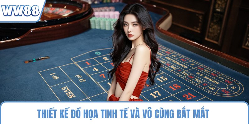 Thiết kế đồ họa tinh tế và vô cùng bắt mắt 
